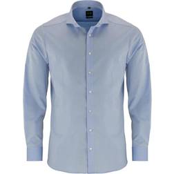 Olymp Chemise Level 5 Clair Coupe Body - Bleu