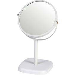 Showerdrape Capri 2x Magnification Double Sided Vanity Mirror White