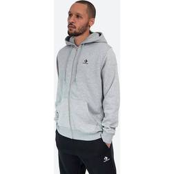 Converse Embroidered Star Chevron Hoodie Sweatjacke - Grau