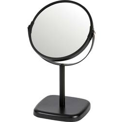 Showerdrape Capri 2x Magnification Double Sided Vanity Mirror Black