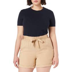 Tom Tailor Denim Damer Avslappnad Passform Shorts - Beige