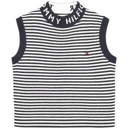 Tommy Hilfiger Logo Neckband Sleeveless Top DESERT SKY ANCIENT STRIPE