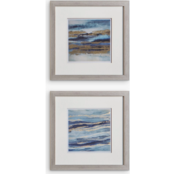 John Lewis & Partners Aquarius Set of 2 Art encadré 56x56cm 2pcs