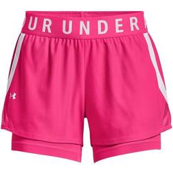 Under Armour Play Up 2-in-1 Shorts - Chestnut Red