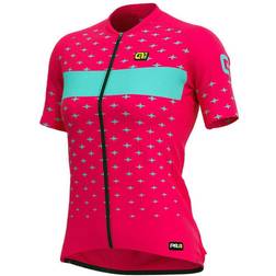 Ale Prr Stars Kurzarm-radtrikot - Weiß/Blau