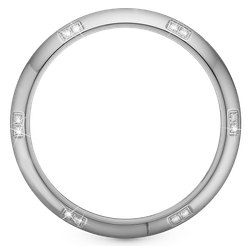 Christina Collect Top Ring - Silver/Transparent