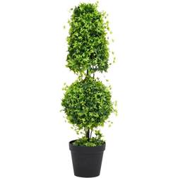 vidaXL Artificial Boxwood Plant with Pot Green 100 cm Artificial Plant