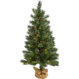 Nearly Natural 3Ft Pre-Lit Fraser Fir Look Artificial with Clear LED Light Michaels Multicolor Christmas Tree