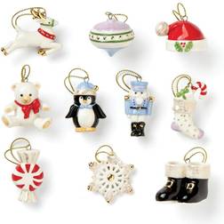 Lenox Christmas Memories Christmas Tree Ornament 3.2" 10pcs