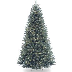 National Tree Company 7 ft. North Valley Spruce Blue Hinged Christmas Tree 84"