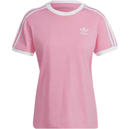 adidas Women's Adicolor Classics 3-Stripes Tee - Pink