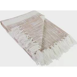 Design Imports Slub Blankets Beige (152.4x127cm)