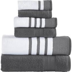 Modern Threads Reinhart Bath Towel Gray (147.32x71.12cm)