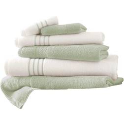 Modern Threads Stripe Bath Towel Green (137.16x76.2cm)