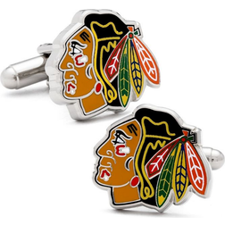 Cufflinks Inc Chicago Blackhawks Cufflinks - Silver/Multicolour