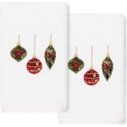 Linum Home Textiles Christmas Ornaments Guest Towel White (76.2x40.64cm)