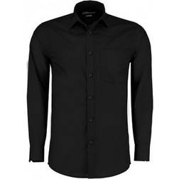 Kustom Kit KK142 Poplin Shirt - Black