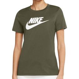 Nike Women's Essential Icon Futura T-shirt - Green/White