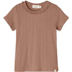 Lil'Atelier Rachel Slim T-shirt - Mocha Mousse