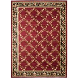 Safavieh Lyndhurst Collection Red, Black 27x144"