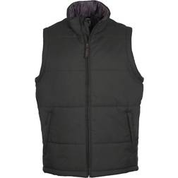 Sol's Warm Padded Bodywarmer Jacket - Charcoal