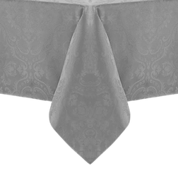 Elrene Caiden Elegance Damask Nappe Argent (213.36x152.4cm)