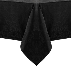 Elrene Caiden Elegance Damask Bordsduk Svart (213.36x152.4cm)