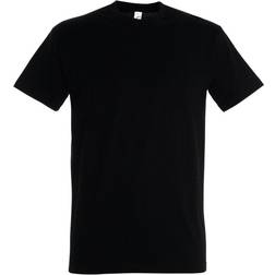 Sol's Imperial Heavyweight Short Sleeve T-shirt - Deep Black