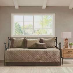 Madison Park Boone Loose Sofa Cover Brown (190.5x99.06cm)