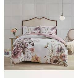 Madison Park Maddy Duvet Cover Pink (228.6x228.6cm)