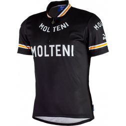 Rogelli Molteni Short Sleeve Jersey Men - Black/Black