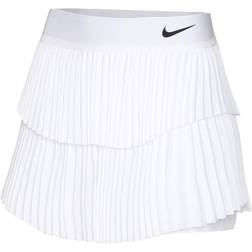 Nike Court Dri-FIT Slam Tennis Skirt Women - White/Black