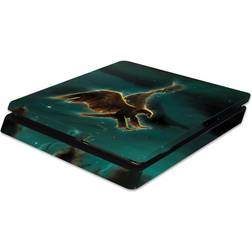 MightySkins PS4 Slim Console Skin - Eagle Galaxy