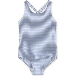 Konges Sløjd Crepe Basic Swimsuit - Fine Stripe (KS3375)