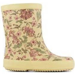 Wheat Alpha Printed Rubber Boot - Moonstone Flowers