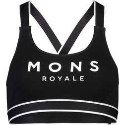 Mons Royale Stella X-Back Bra - Black