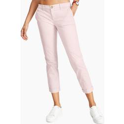 Tommy Hilfiger Flex Hampton Cuffed Chino Straight Leg Pants - Ballerina Pink