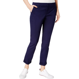 Tommy Hilfiger Flex Hampton Cuffed Chino Straight Leg Pants - Sky Captain