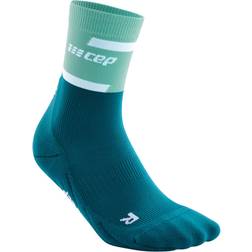 CEP The Run Mid Cut Socks Men - Turquoise/Petrol