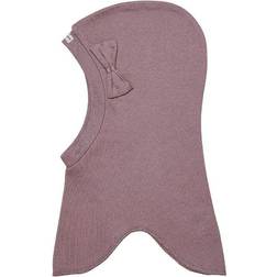 Racing Kids Organic Single Layer Cotton Balaclava with Bow - Dusty Purple (505003-79)