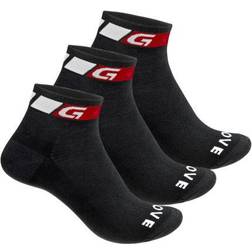 GripGrab Classic Low Cut Summer Socks 3-pack - Black