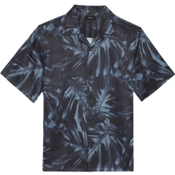 Theory Noll Short-Sleeve Shirt - Heron Multi