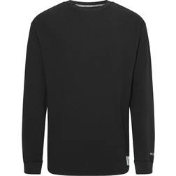 Tommy Hilfiger Henley Waffle Long Sleeve T-Shirt TWILIGHT