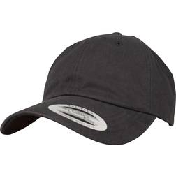 Flexfit Peached Cotton Twill Dad Cap - Black