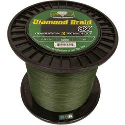 Momoi Diamond Braid Generation III Fishing Line 8X Dark Green 100lb 3000 yds