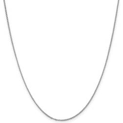 Quality Gold Primal Karat 1.15mm Rolo Pendant Chain