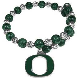 NCAA Oregon Ducks Memory Wire Snowflake Bracelet