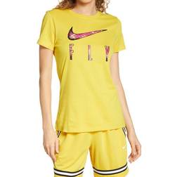 Nike Women's Nk Df Swsh Fly T-shirt - Svart