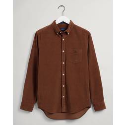 Gant D1. REG CORDUROY SHIRT BD EVEN Mørkbrun