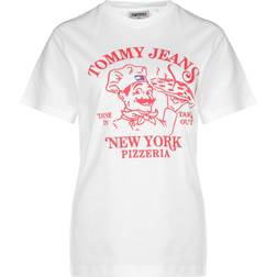 Tommy Hilfiger Pizza Print Relaxed T-Shirt